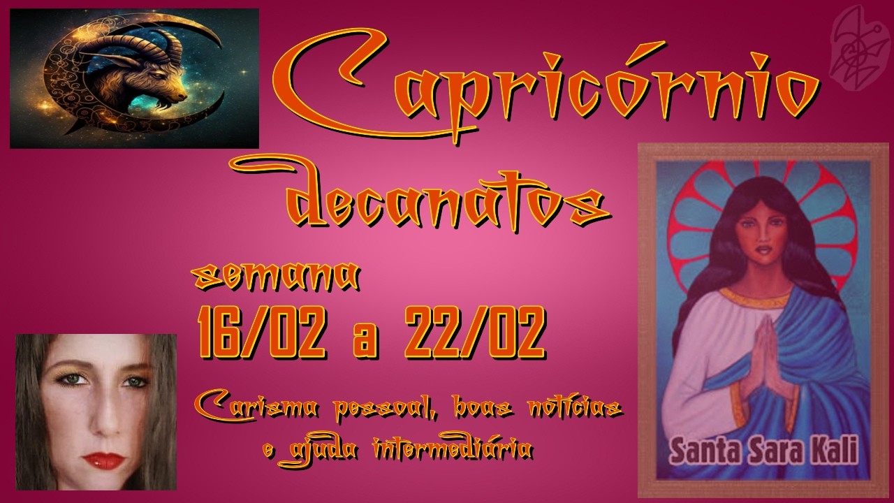 ✨Capricórnio: carisma pessoal, boas notícias e uma ajuda.✨