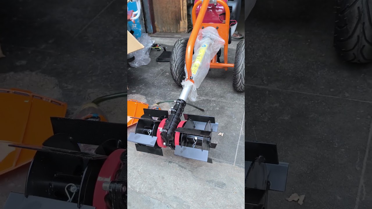 Trolley Type Brush Cutter Weeder & Tiller Attachment GX.35 4.Stroke
