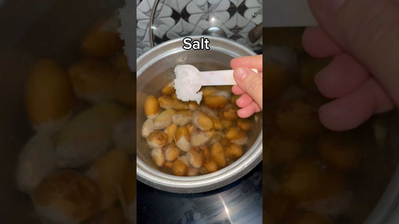 Boiled Durian seed taste like potato #yummy #delicious #tasty #fyp #recipe #easyrecipe #resepi