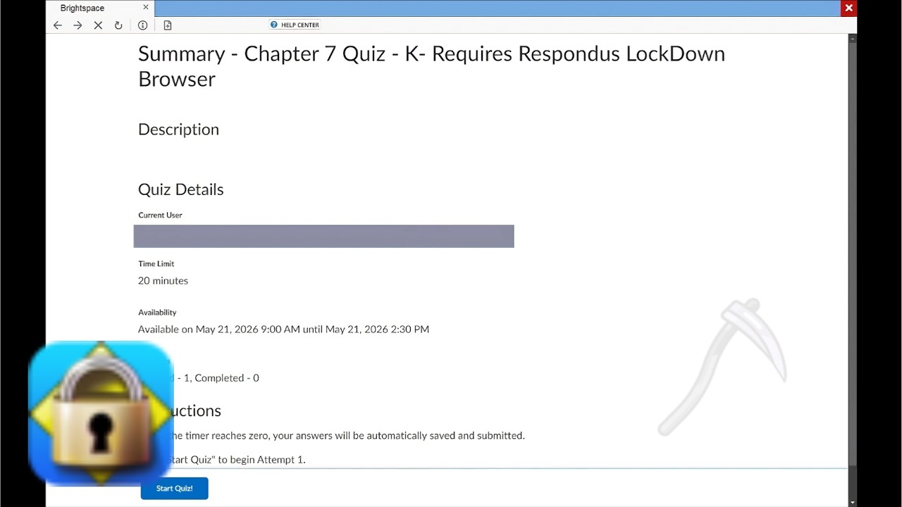 Cheating a real exam on Respondus Lockdown Browser (v2.1.3.09 bypass)