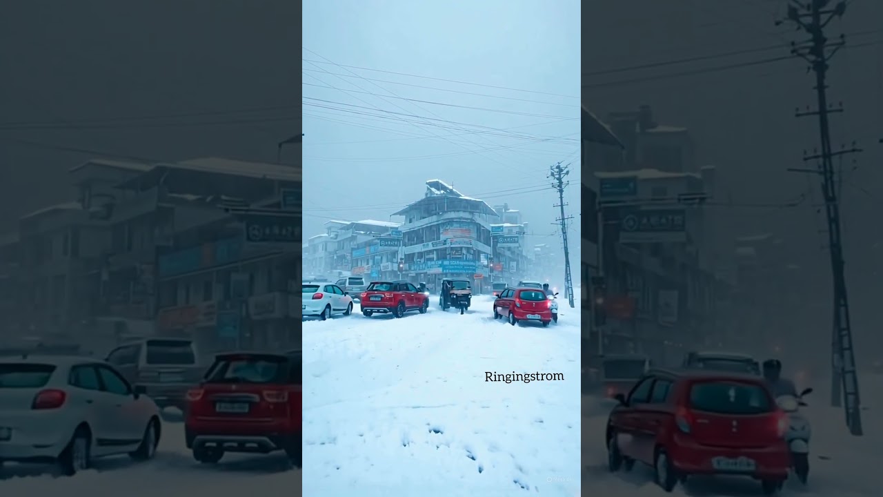 Valanchery Town on Snow #valanchery #valancherynews #kerala #snowfall