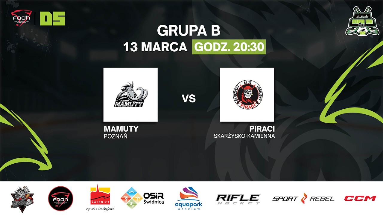 MAMUTY Poznań vs PIRACI Skarżysko-Kamienna - MPA26 DYWIZJA 5 ŚWIDNICA