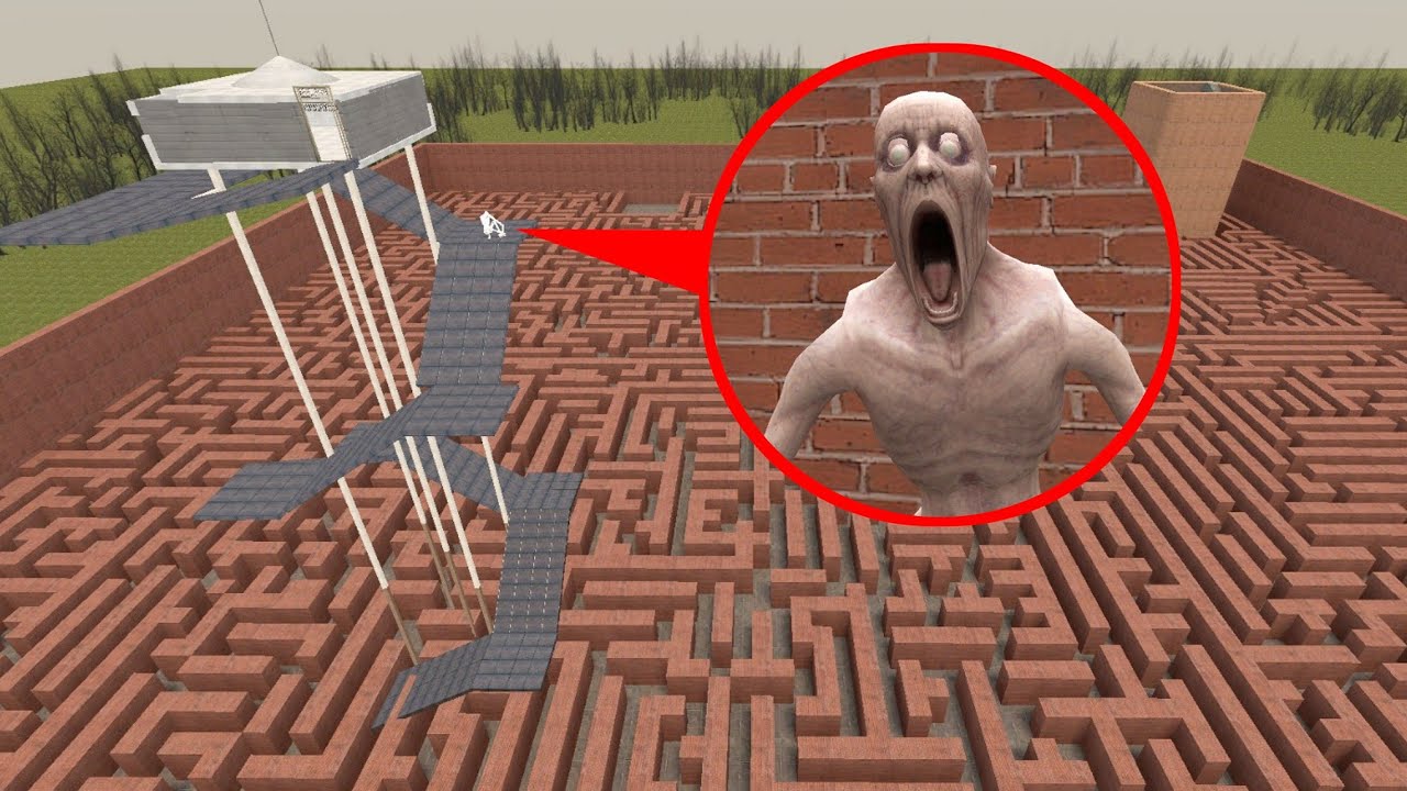 Когда SCP-096 входит в лабиринт, всё идёт наперекосяк! #4 (Garry's Mod)