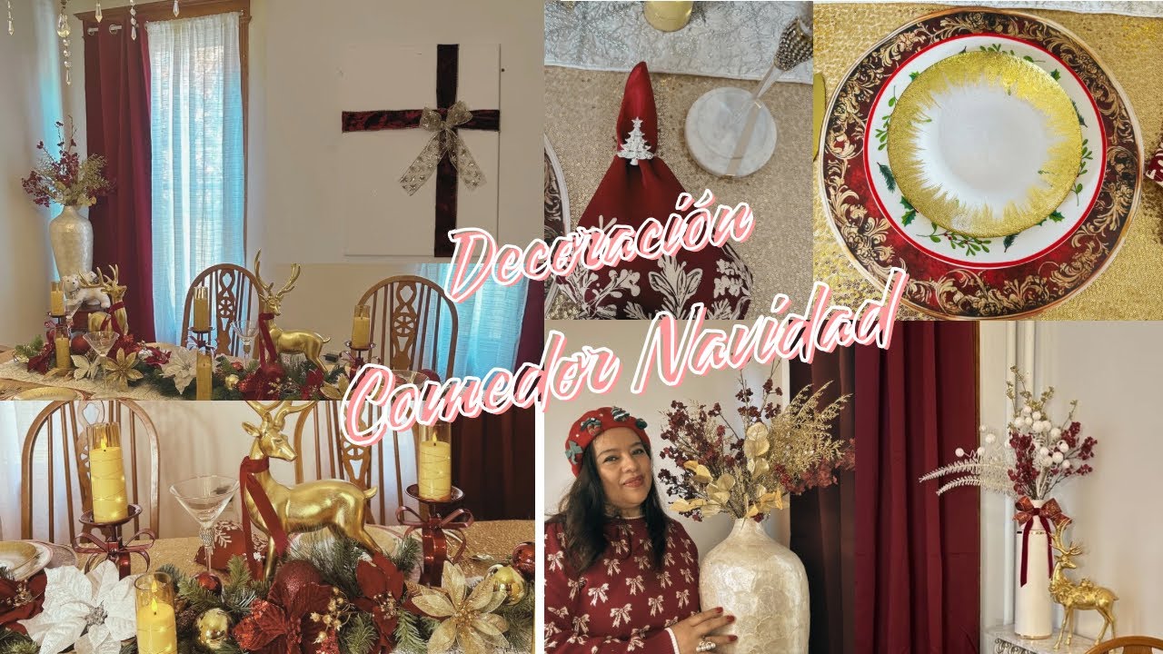 Cómo decorar el COMEDOR en NAVIDAD 2025🎄 Christmas Dinning Room Decor.