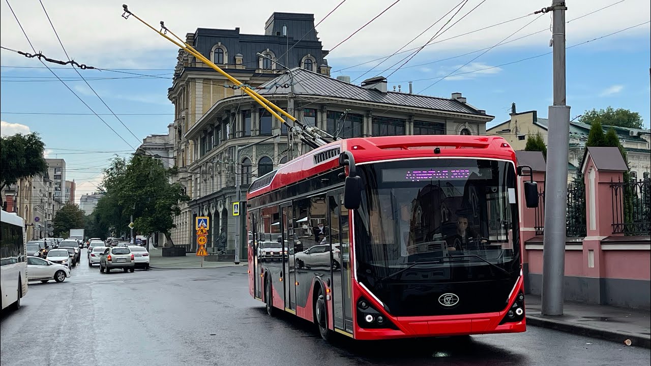 🔴ПЕРВАЯ ОБКАТКА ОБНОВЛЁННОГО  ТРОЛЛЕЙБУСА ПКТС 6282.01 «АДМИРАЛ 2022» В ЭНГЕЛЬСЕ! САРАТОВСКАЯ ОБЛ.