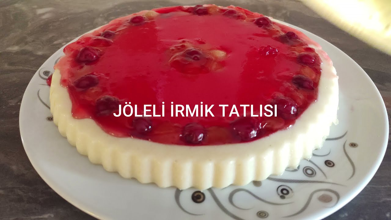 EN KOLAY TATLI - JÖLELİ İRMİK TATLISI