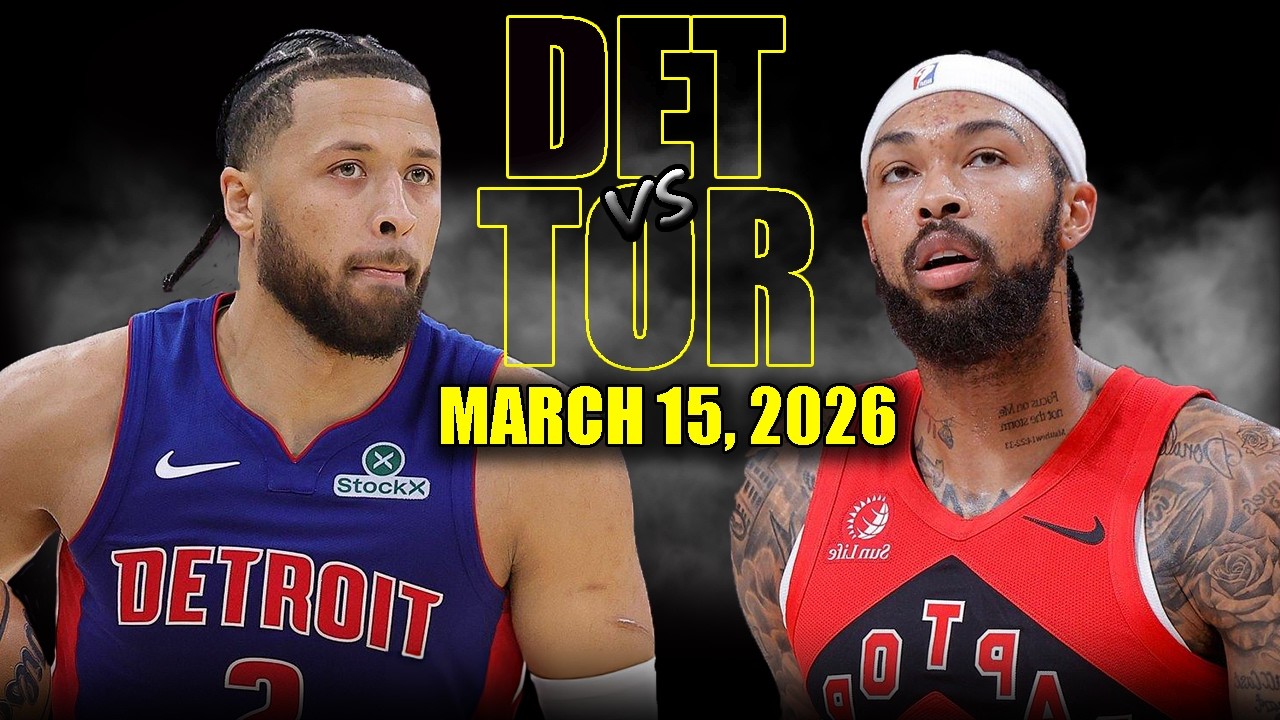 Detroit Pistons vs Toronto Raptors Full Game Highlights – March 15, 2026 | NBA Season
