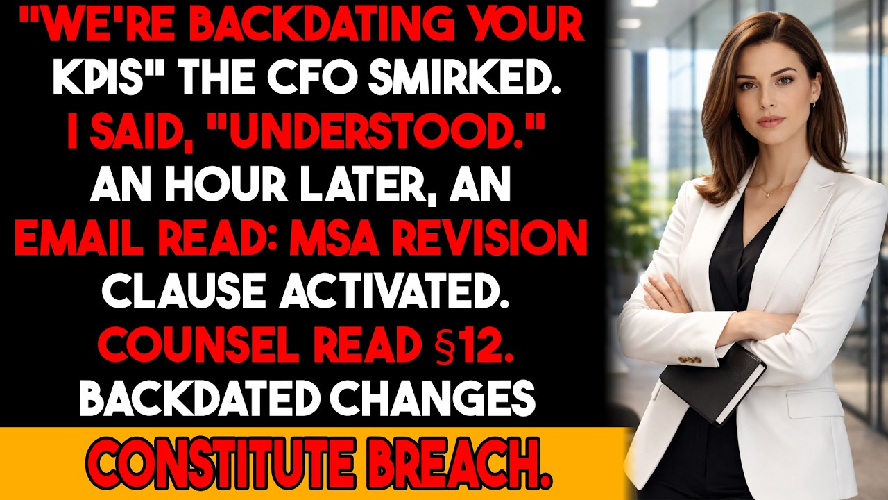 The Clause That Stopped the CFO
