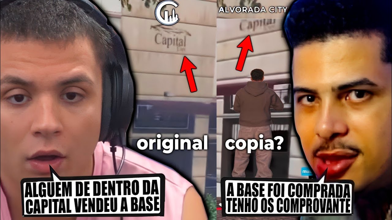 O Streamer que foi acusado de criar uma cidade de GTA RP Copiada da Capital City!