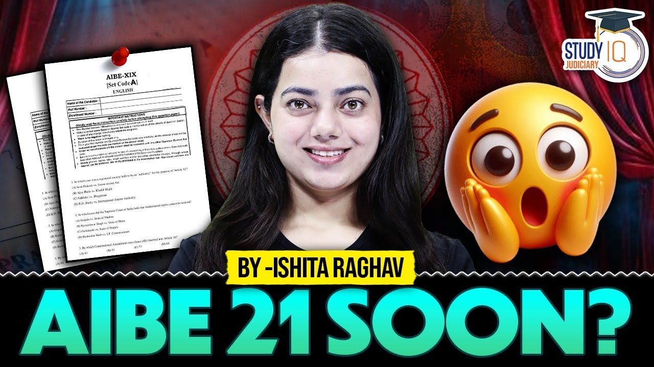 AIBE 21 होगा जल्द ही! विद्यार्थीयों के लिए AIBE पास करने का एक और मौका | FULL UPDATE BY ISHITA MA'AM