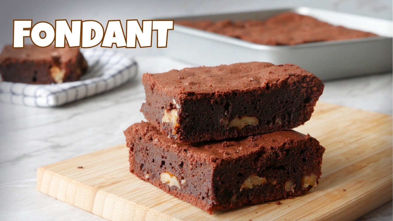 Recette BROWNIE au CHOCOLAT Facile et Rapide - Gâteau au Chocolat Américain