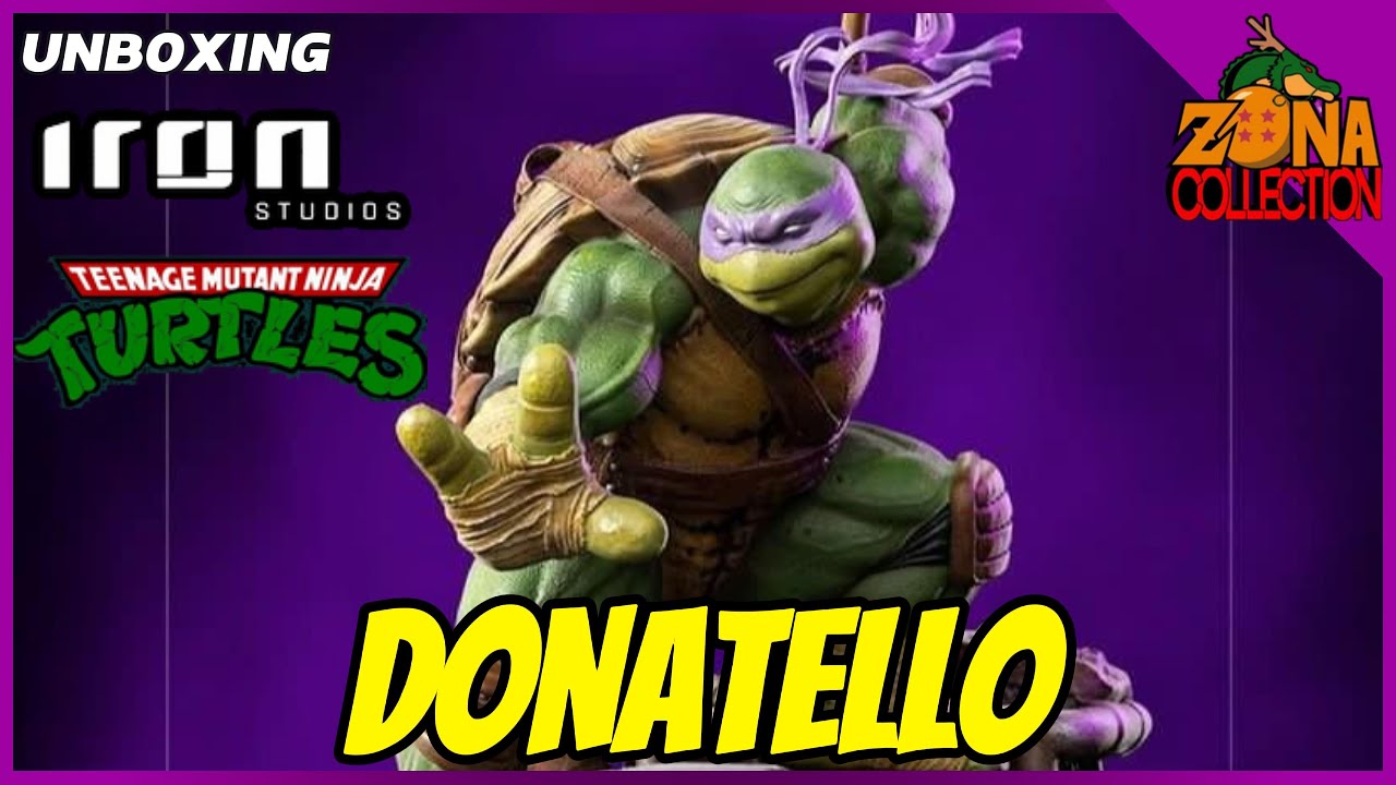 DONATELLO 🐢🟣Tortugas Ninja Mutantes |Iron Studios| Unboxing y Review en Español
