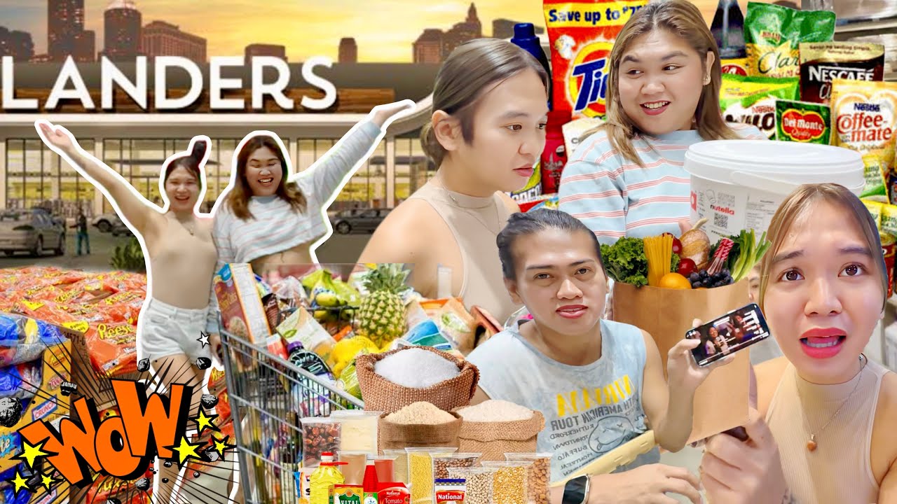 FINALLY! NAKAPAG-GROCERY NA SA LANDERS! (FIRTS TIME NG MGA BAKLA!)