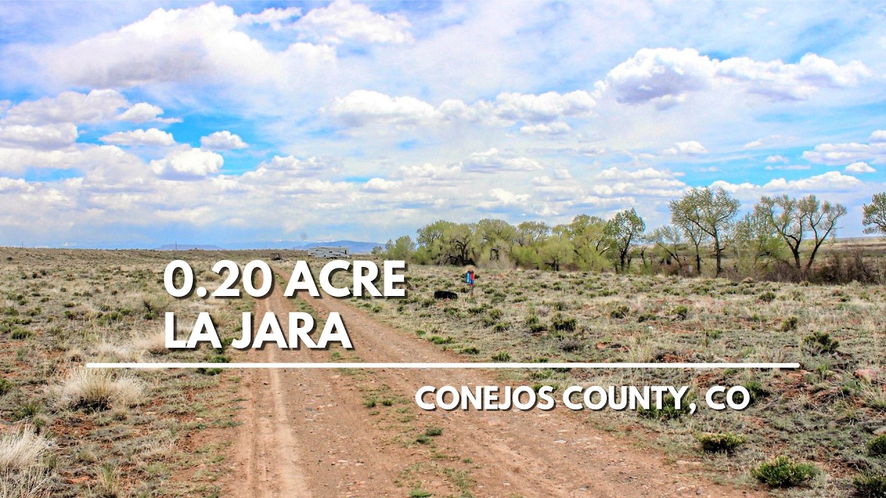 0.20 Acre Mountain View Lot by the River w/ Electric and Road in La Jara (Colorado Land for Sale)