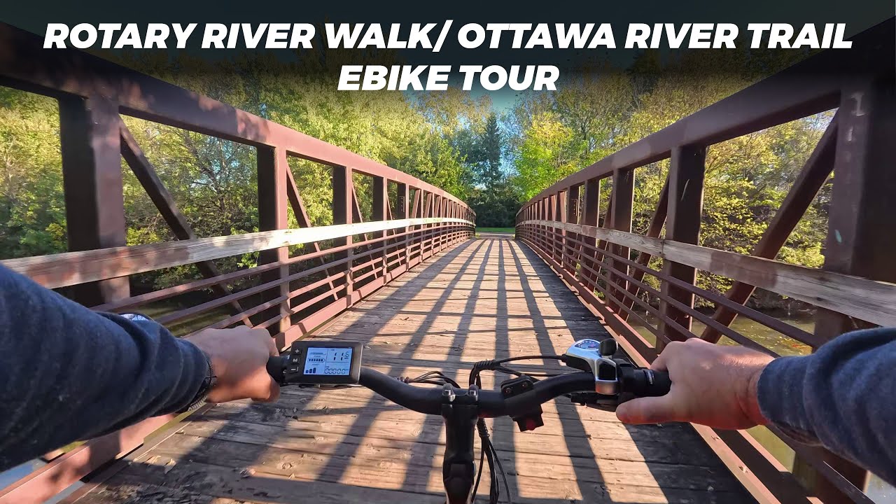 Rotary River Walk | Ottawa River Trail | Lima Ohio | Ebike Tour | Insta360 Ace Pro | Actbest Core
