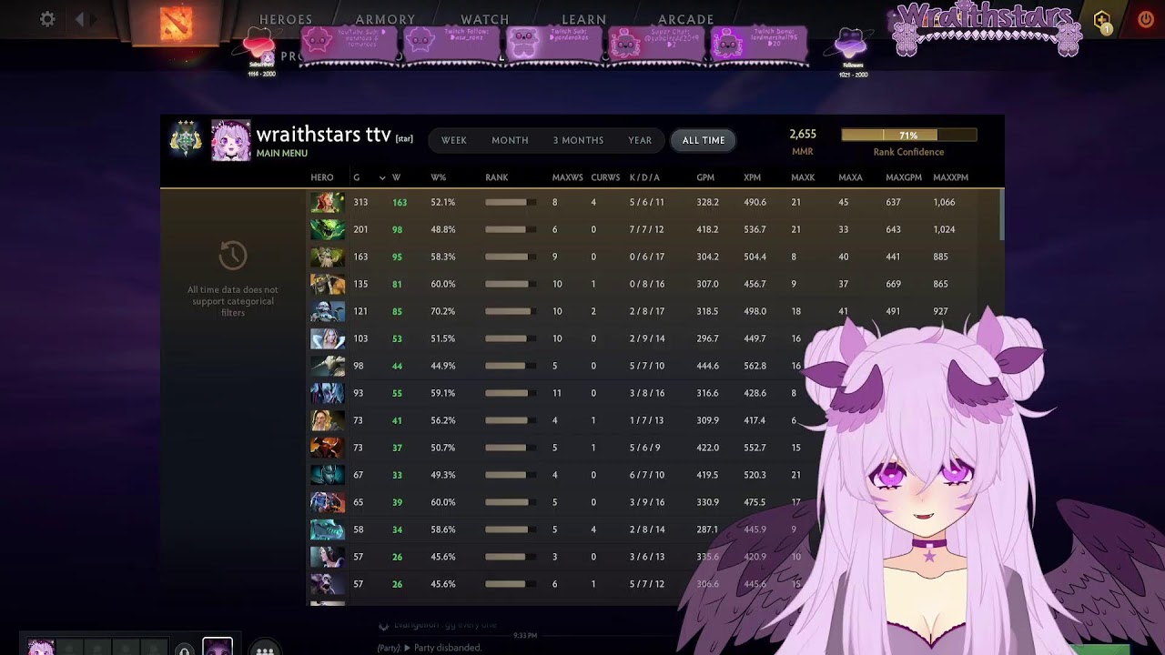 Ranked with Sha Naqba imuru #dota2 #vtuber #support