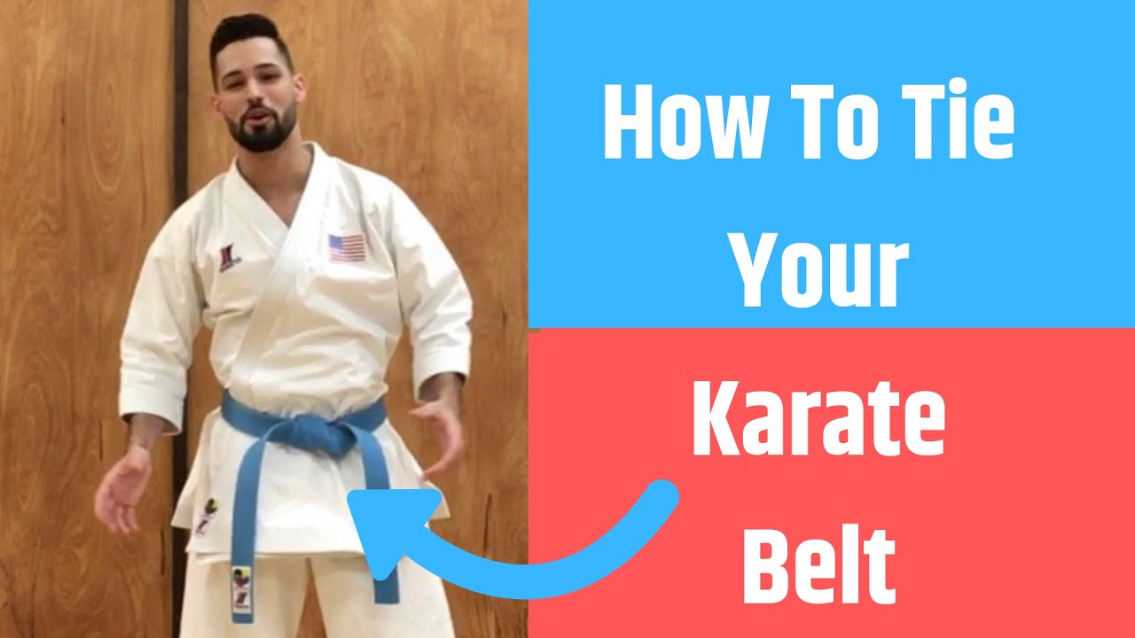Как завязать пояс для карате