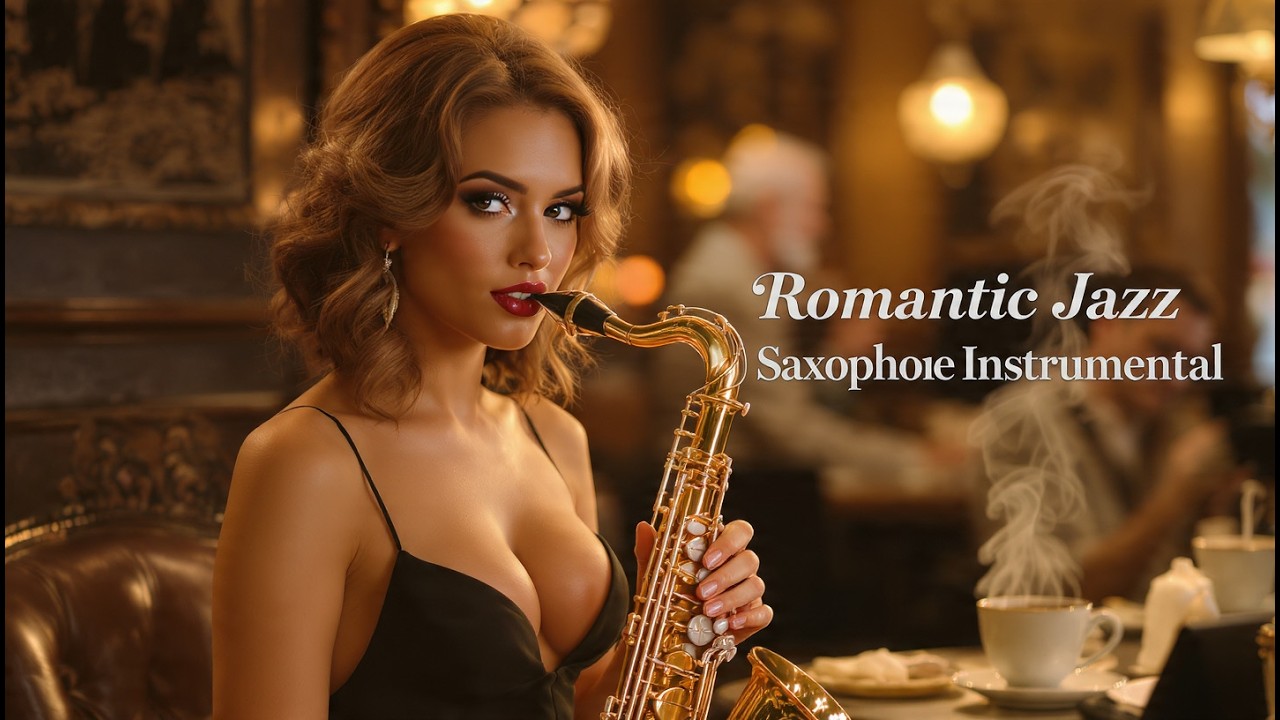 Soft Melodies for Stress Relief and Focus 🎷Smooth Romantic Saxophone Jazz  Music