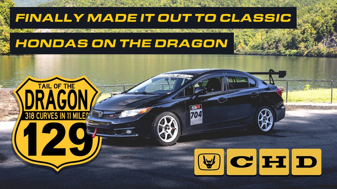 Classic Hondas on the Dragon - Saturday Run Up The Dragon