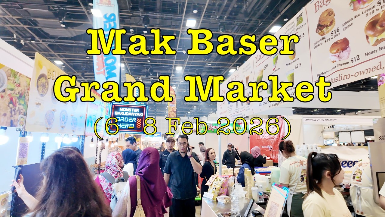 Mak Besar Grand Market at Suntec (6-8Feb2026) #singapore #fair #streetfood #bazaar #lunch #lifestyle