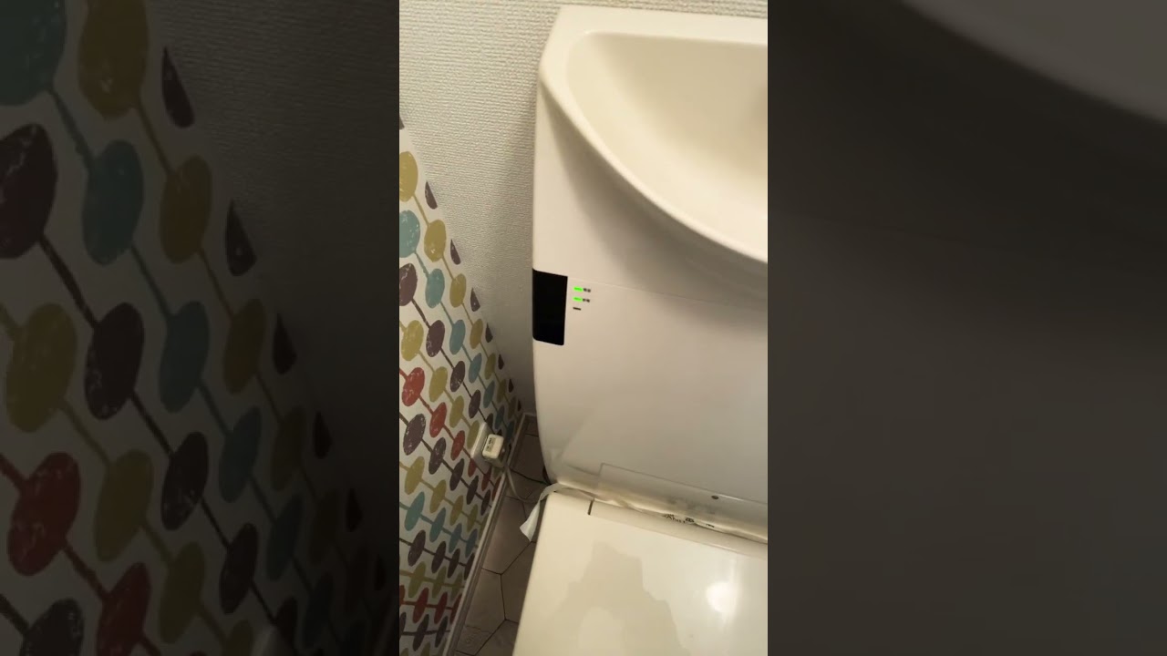トイレの電源ランプが高速点滅は何のサイン？　#トイレ 　#lixil  ＃点滅