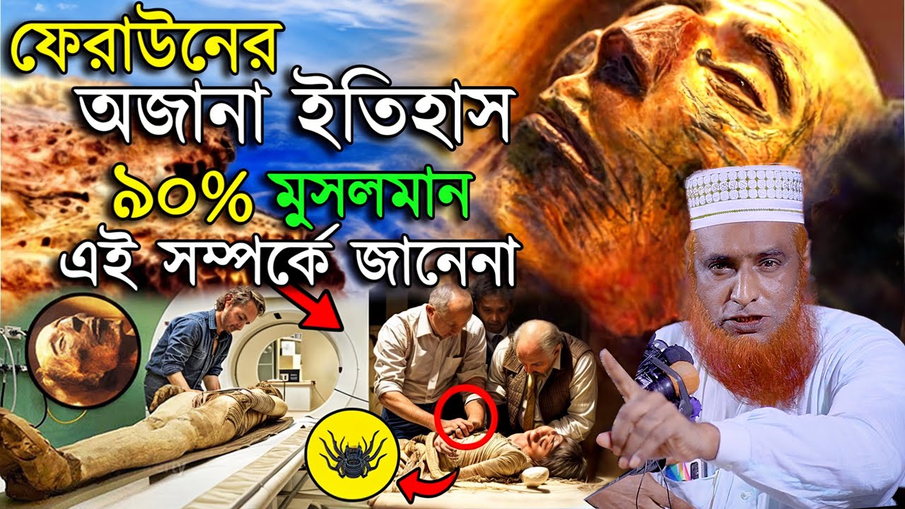 🔴ফেরাউন ও মুসা আঃ এর শিক্ষনিয় একটি ঘটনা Bozlur Roshid Waz বজলুর রশিদ ওয়াজ