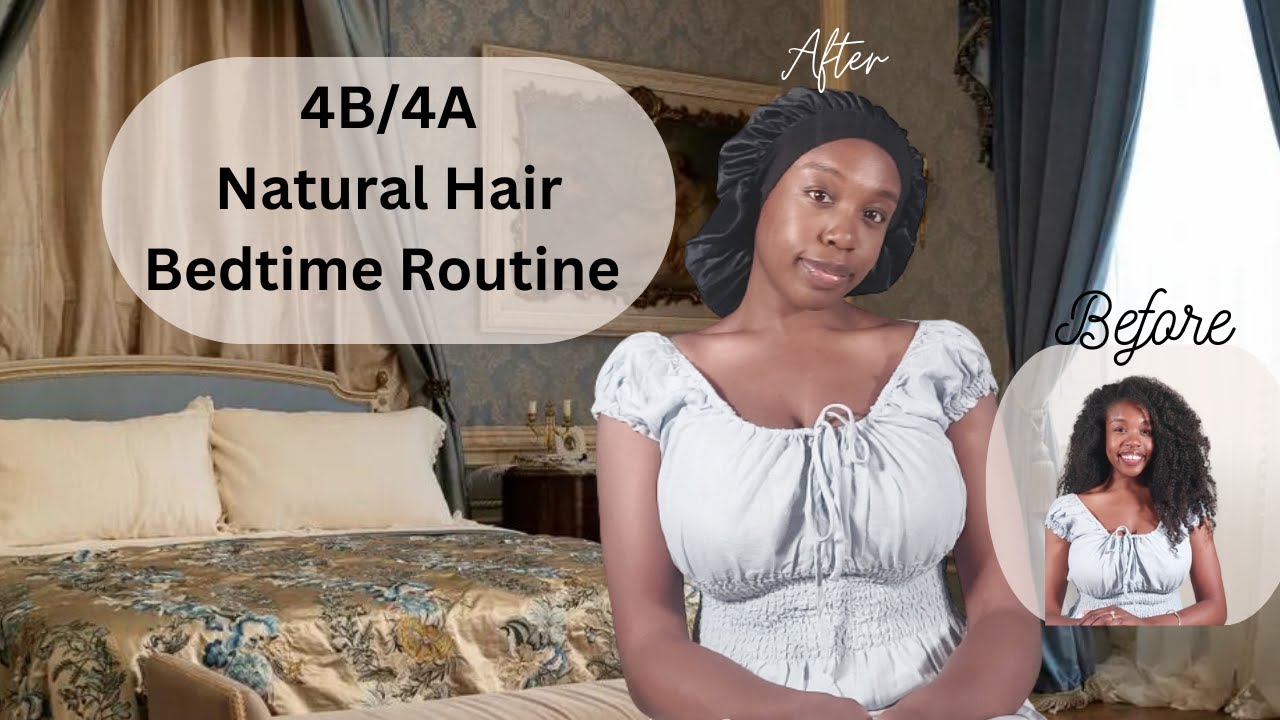 My Braid-Out Bedtime Routine | 4A/4B Natural Hair