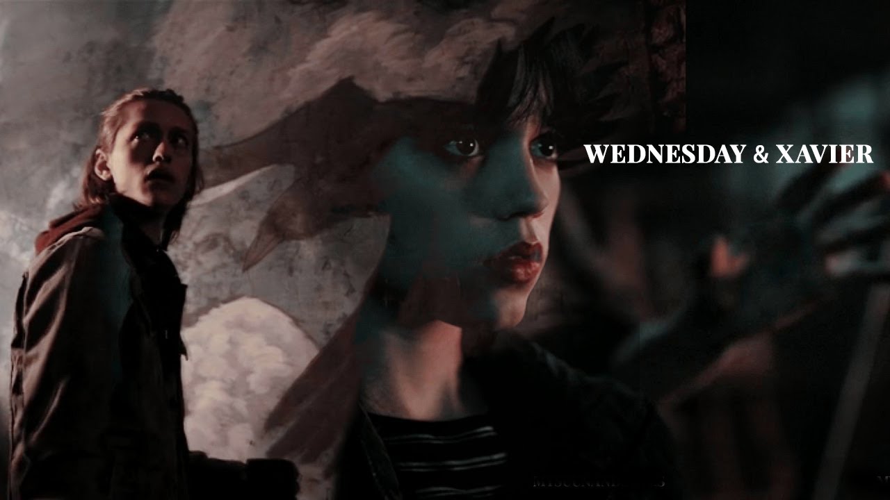 wednesday + xavier | you're a raven