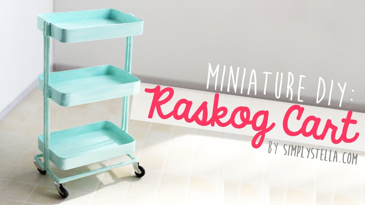 Ikea Inspired: Miniature Raskog Cart (DIY)