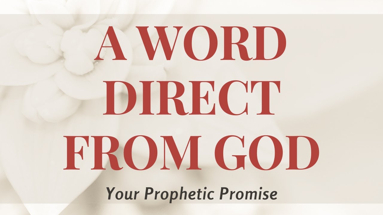 A DIRECT WORD FROM GOD | Release Of Your Promise | satan's Plan To Attack | IMPORTANT!