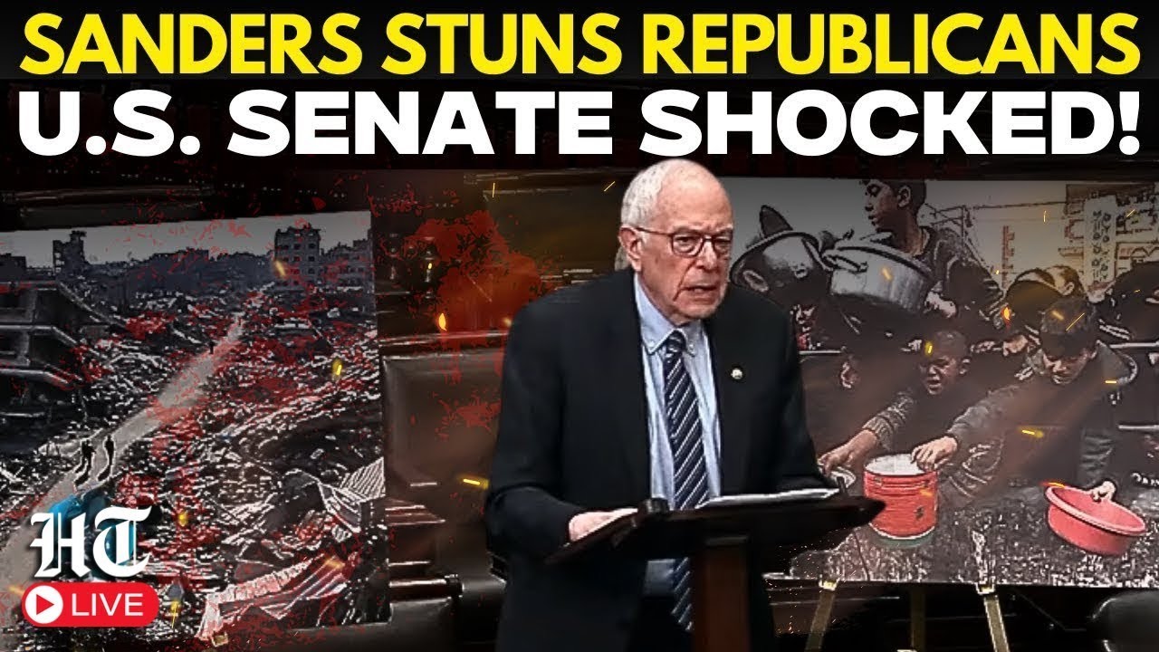 Bernie Sanders LIVE | American Bombs Being Used To Destroy Gaza | Scathing Attack On Trump | US News