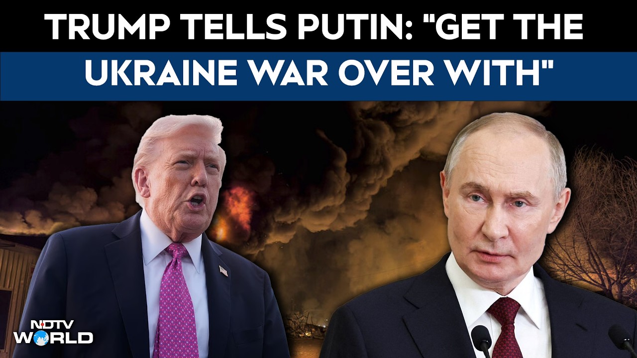 Trump Putin Phone Call | Trump and Putin Discuss Middle East War Situation, Ukraine War