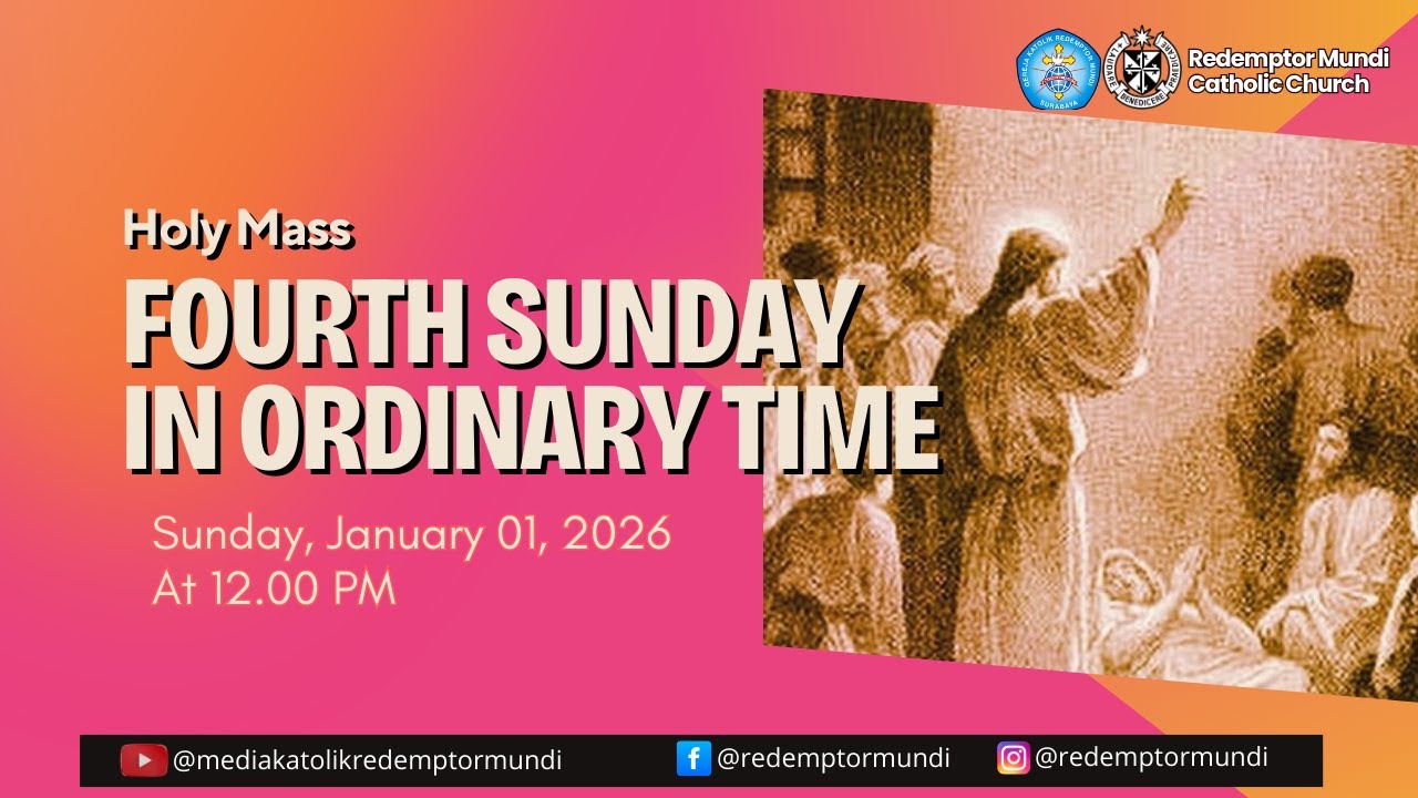 Holy Mass | Fourth Sunday in Ordinary Time | February 01, 2026 | 12.00 PM