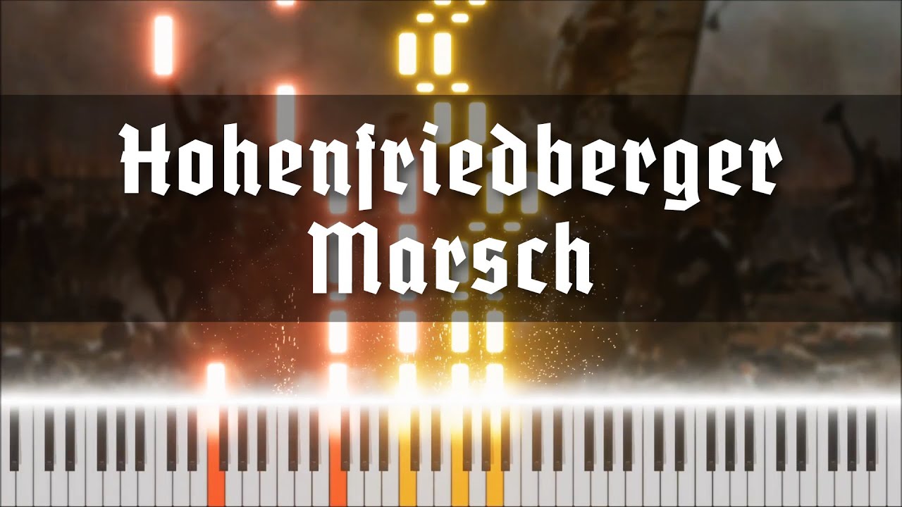 Der Hohenfriedberger Marsch - Deutscher Militärmarsch (KLAVIER / PIANO)