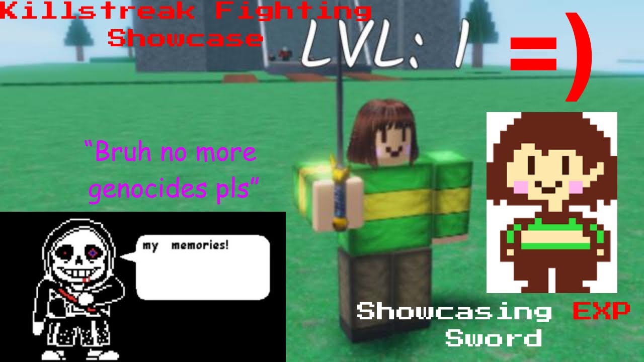 Killstreak Fighting l Showcasing EXP Sword