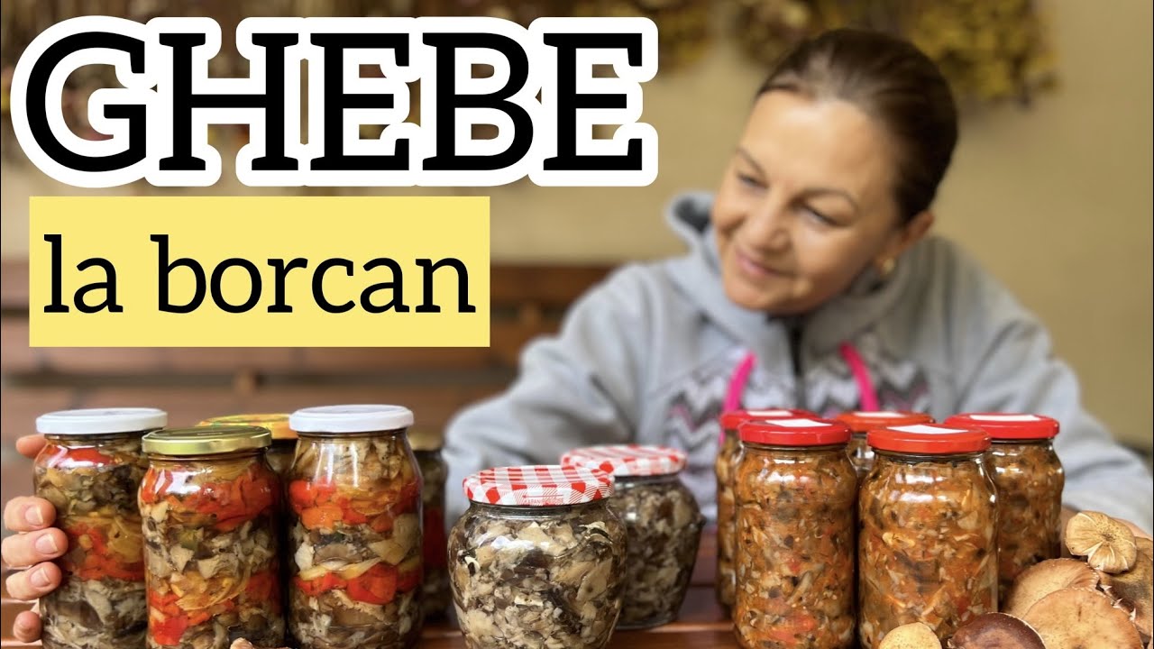 Trei retete simple cu ghebe la borcan