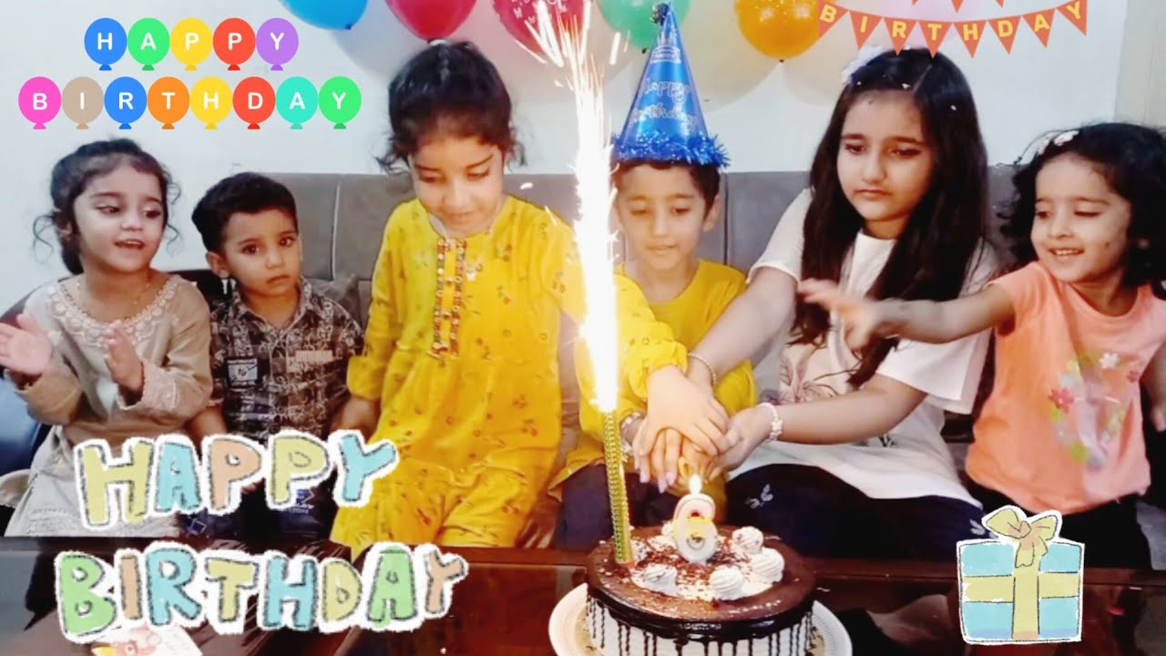 Zainab Surprises Her Cousin on His 6th Birthday | Cake, Balloons & Party Celebration 🎉| Family Vlog