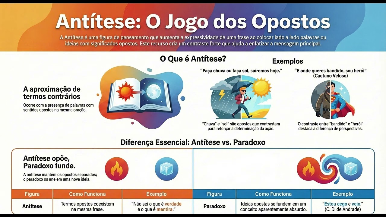 ENEM - Resumo - Português - Antítese