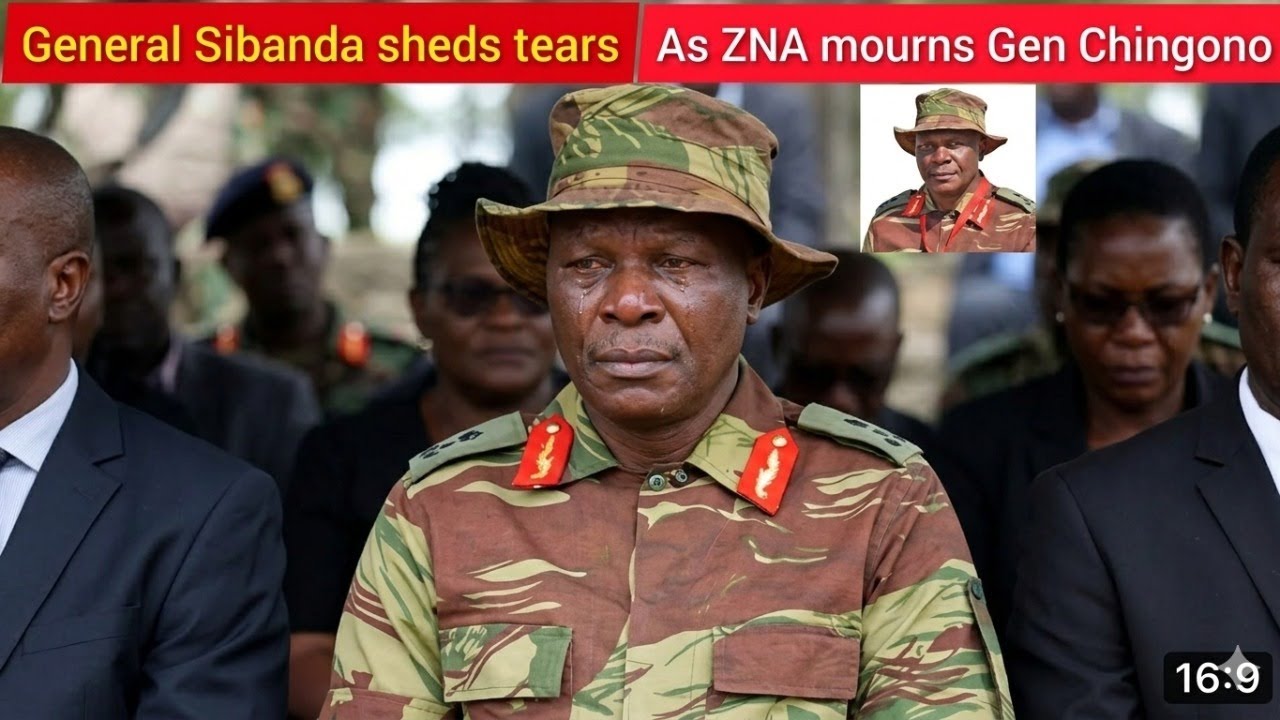 Reality Hits Gen Sibanda – Breaks Down As ZNA Mourns Gen Chingono