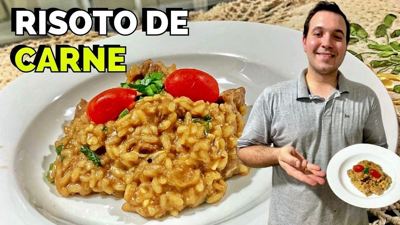 O MELHOR RISOTO DE CARNE/ FÁCIL E RÁPIDO