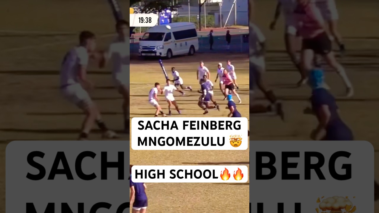 INSANE RUGBY SKILL🤯🔥SACHA FEINBERG-MNGOMEZULU HIGH SCHOOL BISHOPS #springboks #rugby #rugbyskills