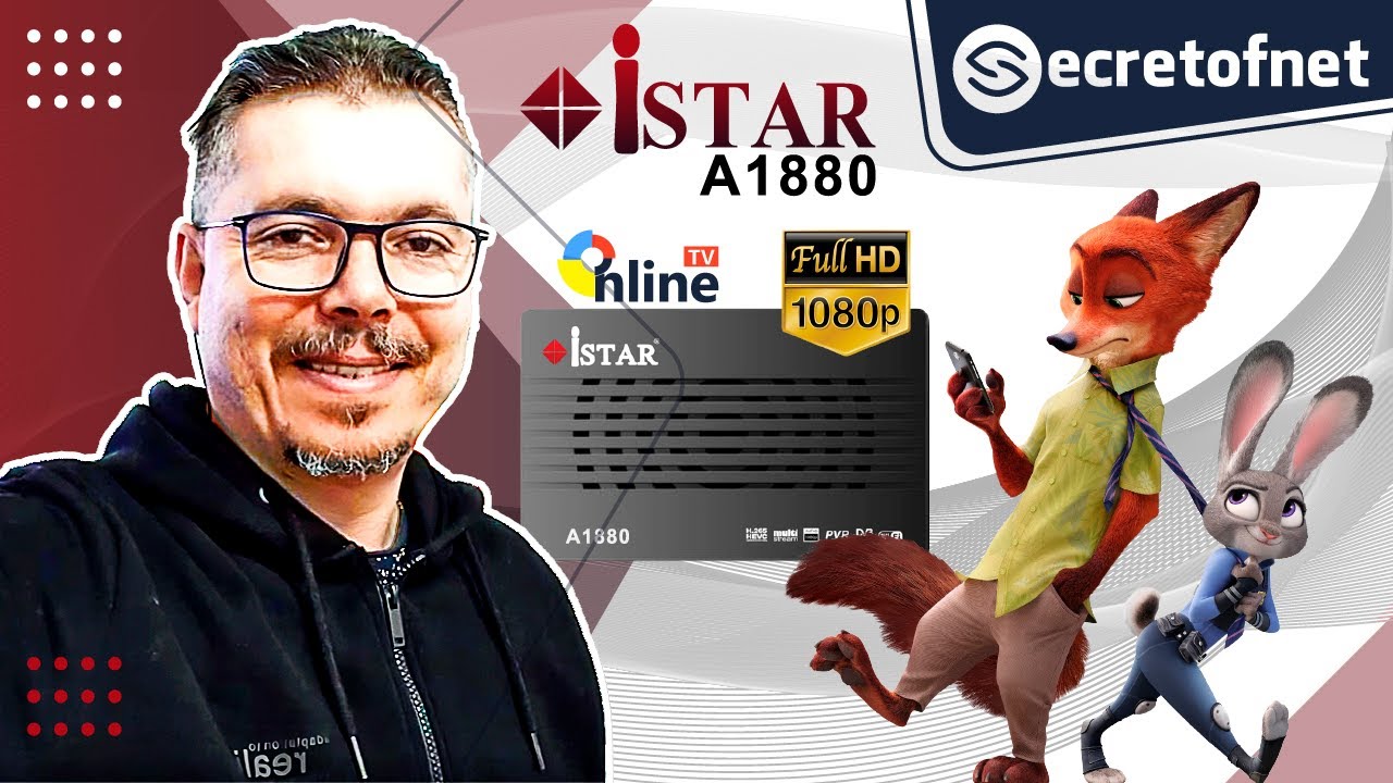 Secretofnet - Mohamed Lalah | iStar A1880 Satellite Receiver FHD 1080P جهاز الإستقبال