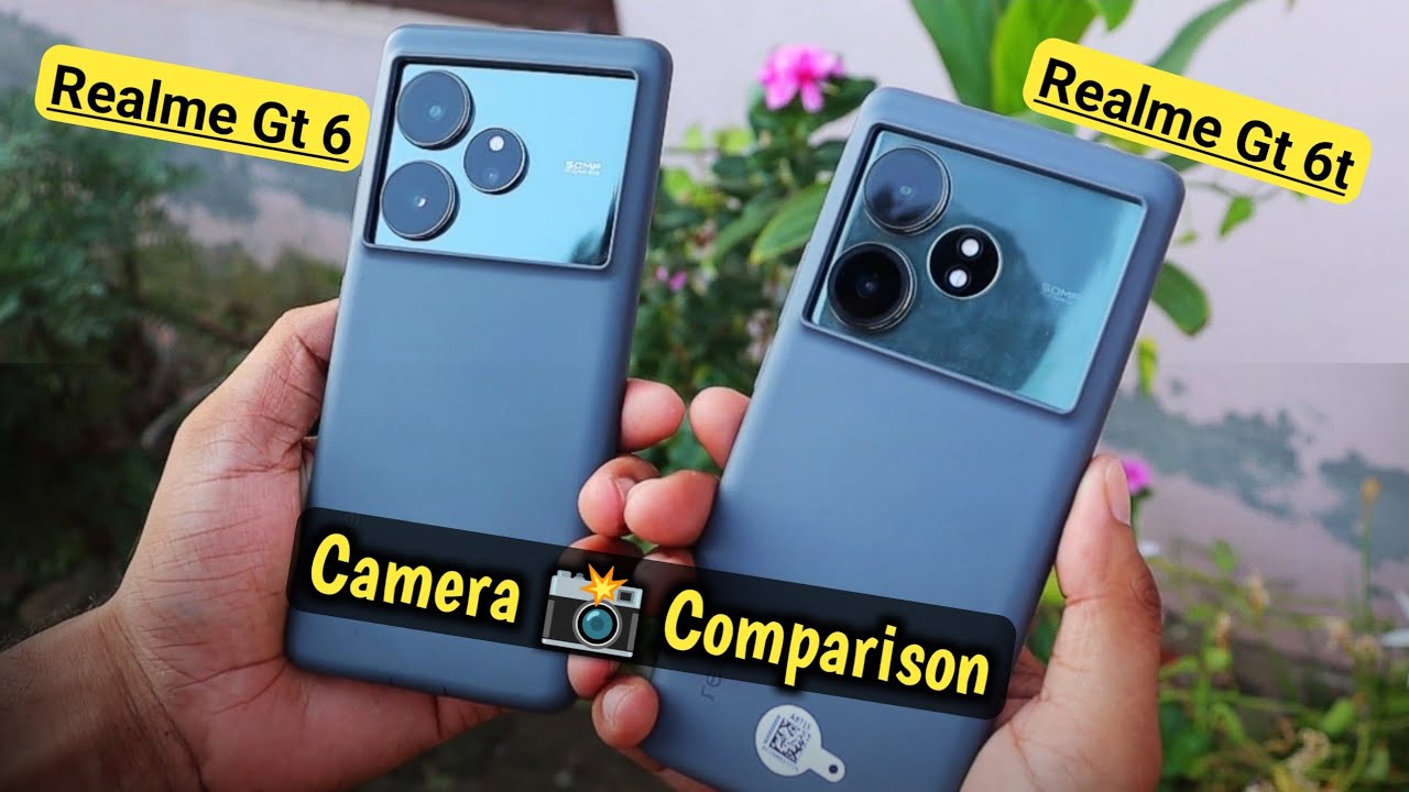 Realme gt 6 vs Realme gt 6t camera 📸 comparison || Kisme kitna hai dum