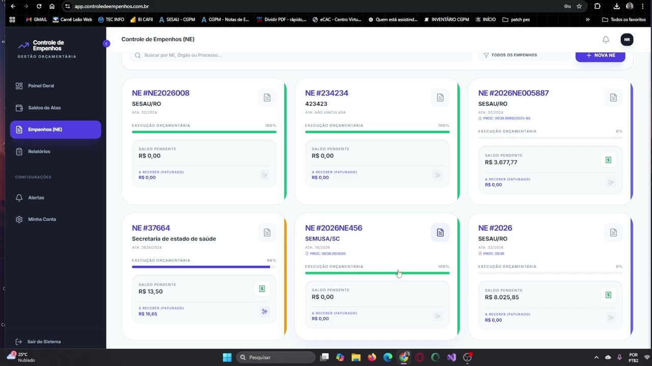 Como gerenciar Notas de Empenho sem planilhas complexas