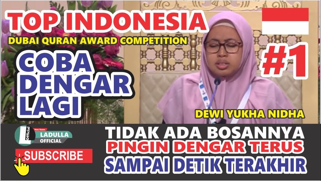 DUBAI QURAN AWARD INTERNATIONAL 2019 ديوي يوخا نيدا   اندونيسيا   DEWI YUKHA NIDHA   INDONESIA