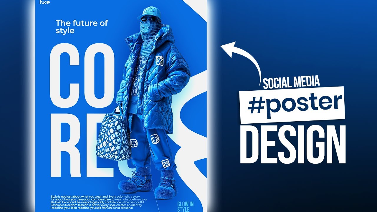Social Media Poster Design in Adobe Photoshop | Step by Step Beginner Tutorial
