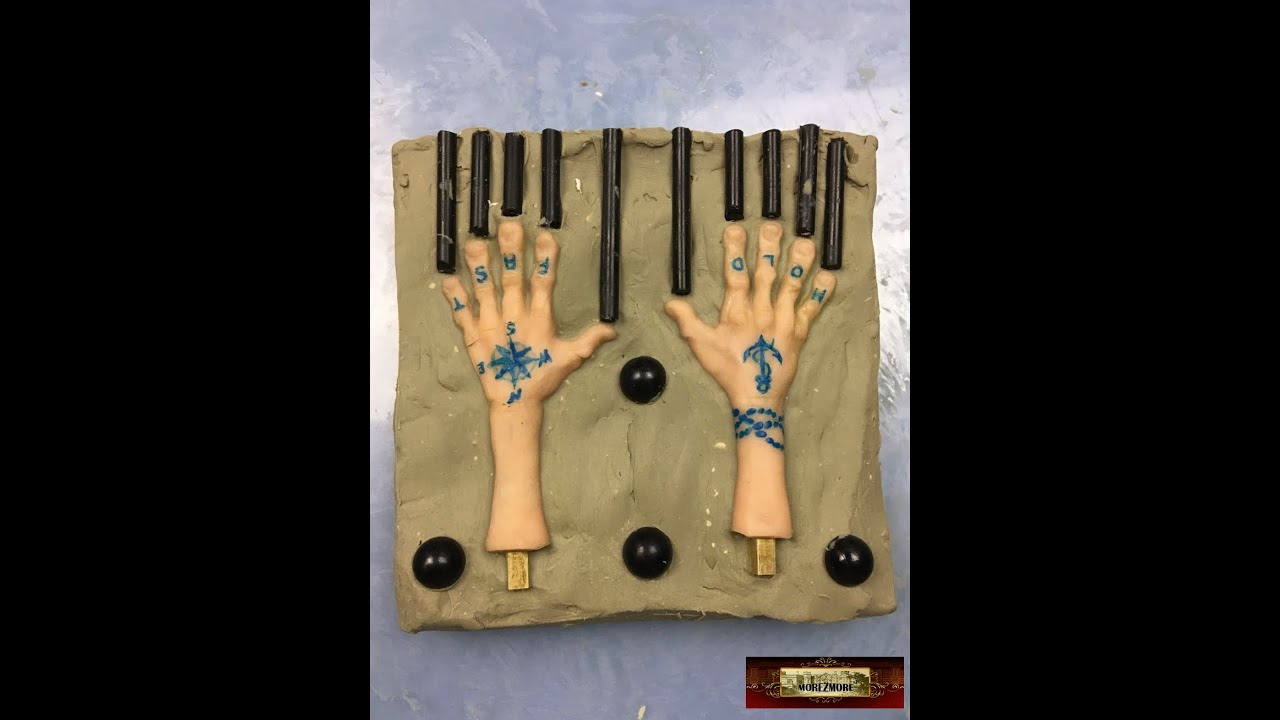 0012 Murdoch Stop Motion Puppet - Making Hard Mold for Silicone Hands - MOREZMORE