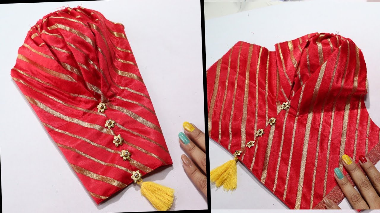 Comdi puff sleeves design cutting and stitching /puff sleeves /pushpa sleeve design cutting