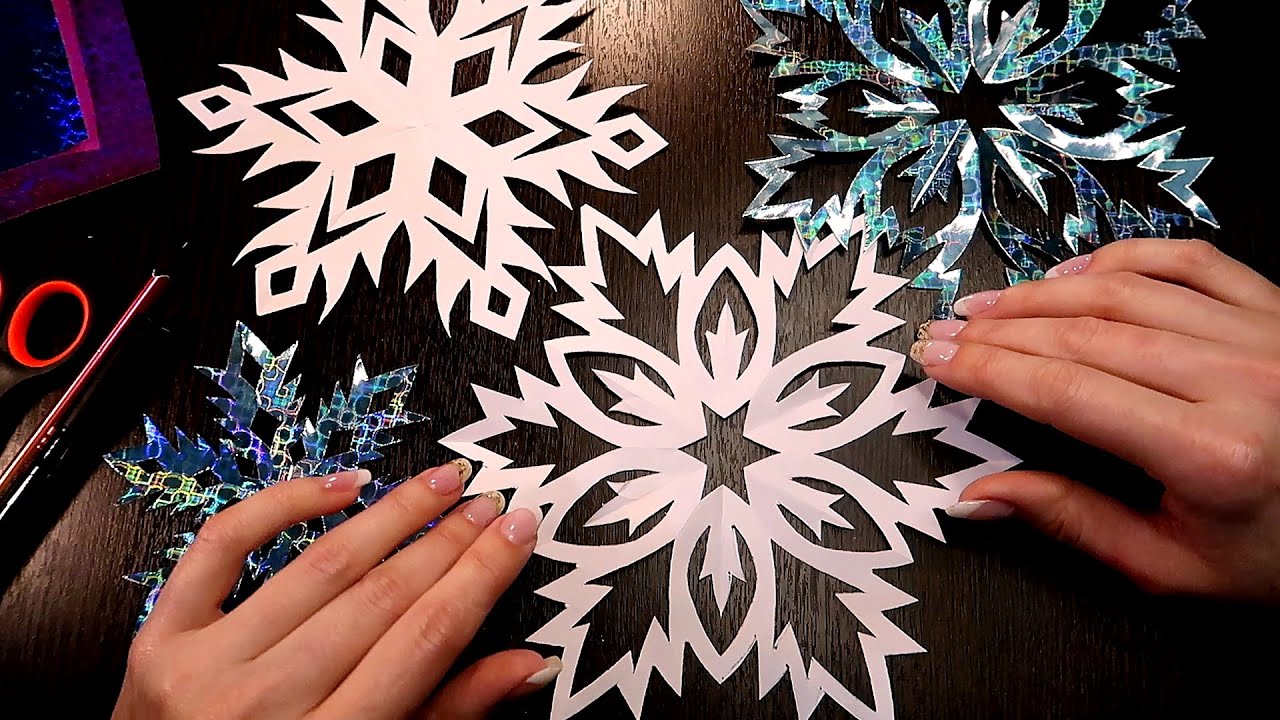 Paper Snowflakes ❄️ ASMR ❄️ Whisper
