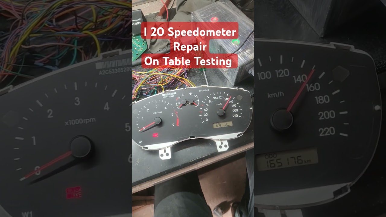 I 20 Speedometer Repair & On Table Testing ✅✅✅